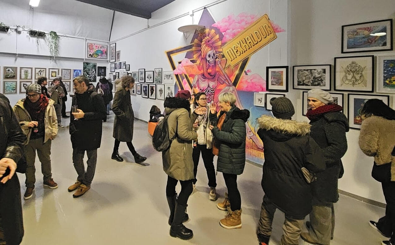 6ta Exposición TrazoAtlántico Inauguración de la 6ta edición de Trazo Atlántico en La Inkieta 34. Octubre 2024.